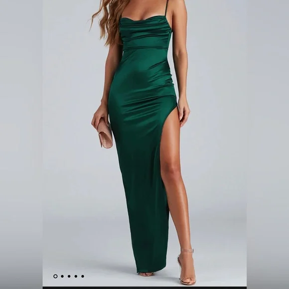 Poshmark green dress outlet